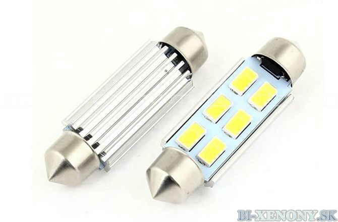 6SMD 5630 sufit 10x39mm CANBUS
