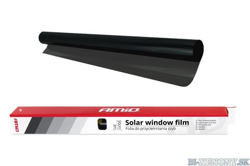 AMiO Fólia na okná Super Light Black 0,5x3m Priepustnosť svetla 60%