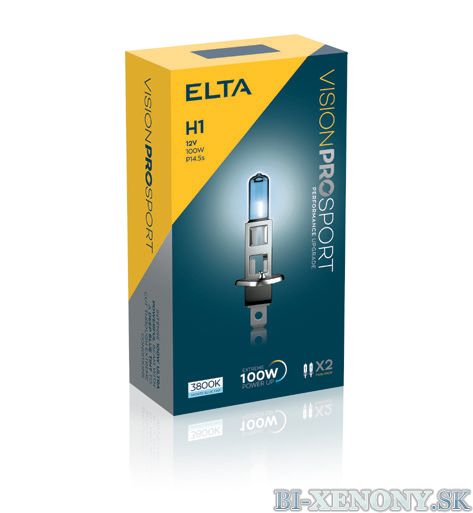 ELTA H1 12V 100W Vision PRO SPORT BOX 2ks