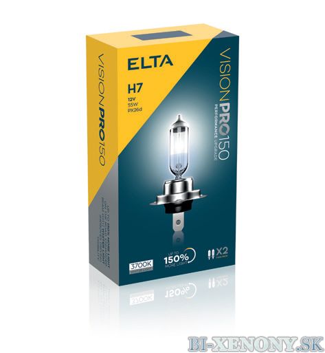 ELTA H7 12V 55W Vision PRO +150% BOX 2ks