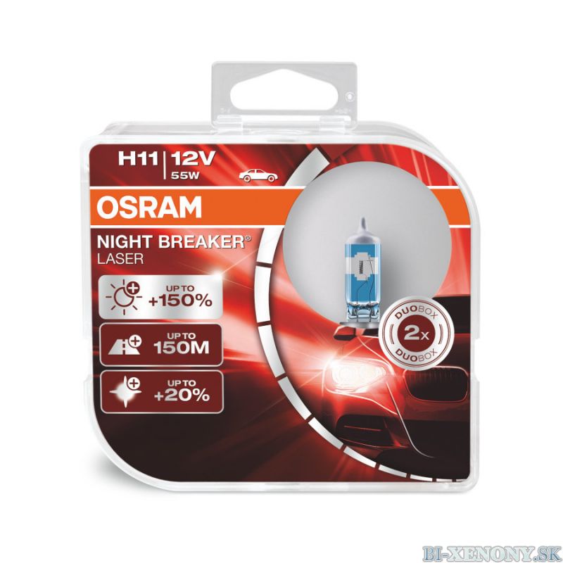H11 OSRAM Night Breaker Laser +150% BOX 2ks