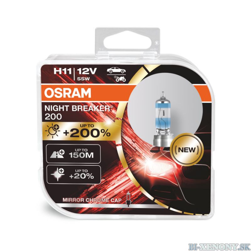 H11 OSRAM Night Breaker Laser +200% BOX 2ks