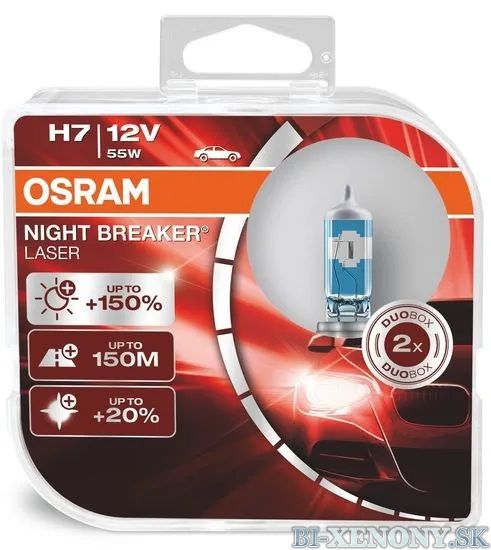 H7 OSRAM Night Breaker Laser +150% BOX 2ks
