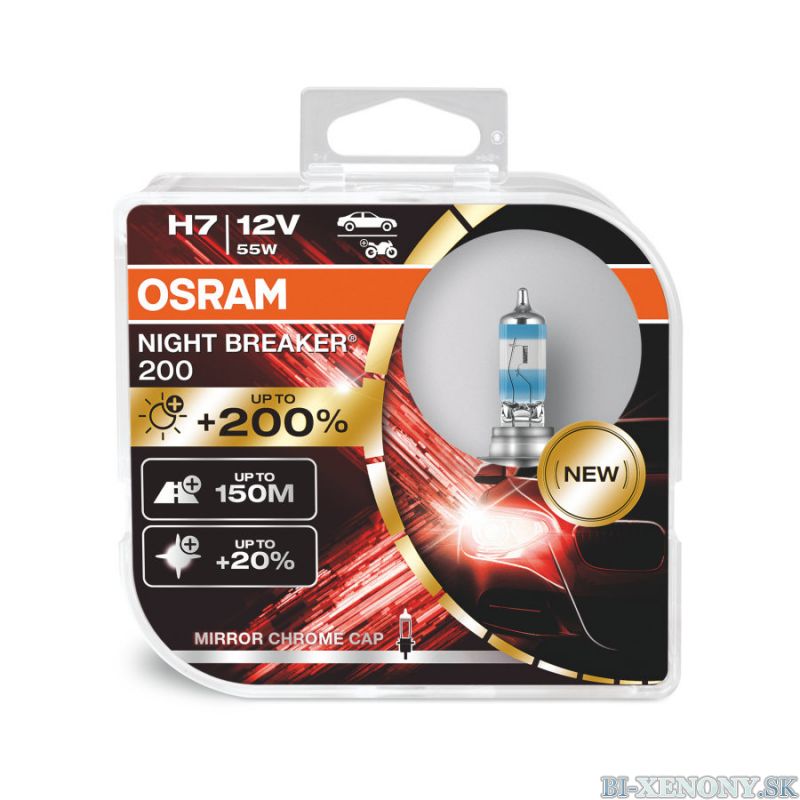 H7 OSRAM Night Breaker Laser +200% BOX 2ks