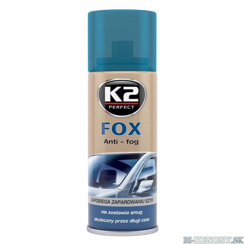 K2 Prípravok proti zahmlievaniu okien FOX 200ml