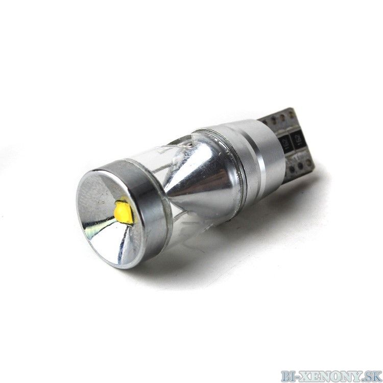 LED žiarovka T10, 450lm, canbus, biela, 2 ks LED T10 3-450