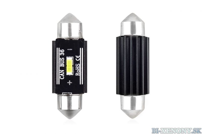 LED žiarovky CANBUS 1 SMD UltraBright 1860 Festoon sufit 36mm White 12V/24V