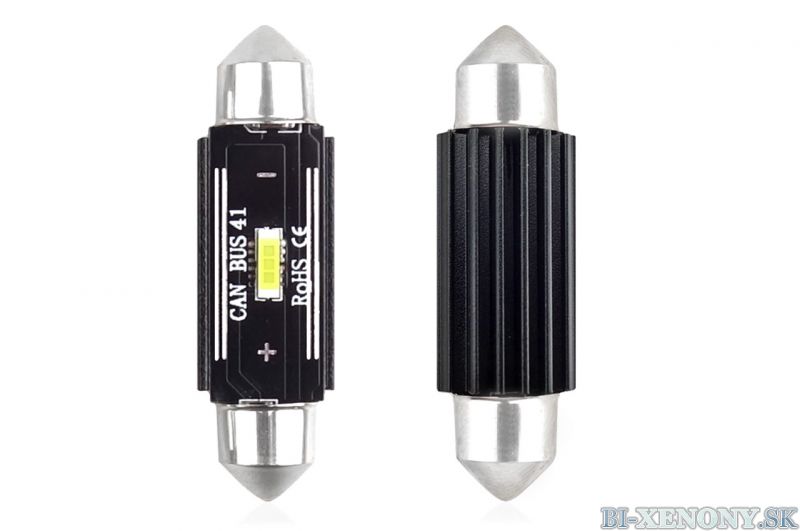 LED žiarovky CANBUS 1 SMD UltraBright 1860 Festoon sufit 41mm White 12V/24V