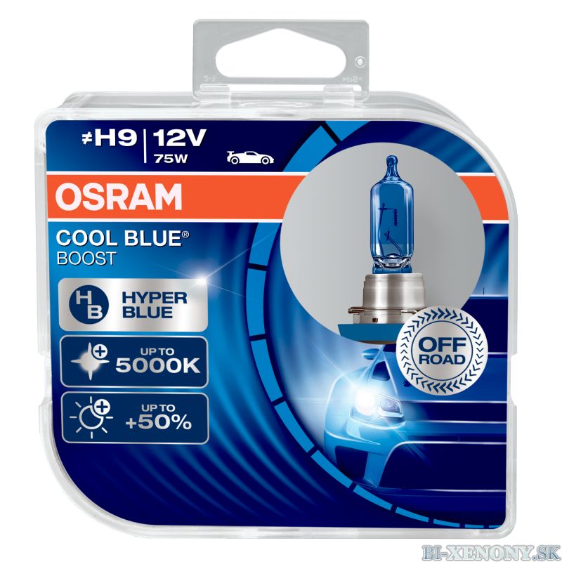 Osram Cool Blue Boost H9 12V 75W 62213CBB-HCB - 2KS