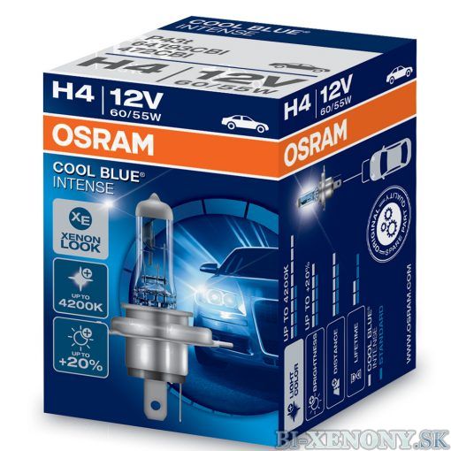 OSRAM CoolBlue Intense H4 55W 1ks