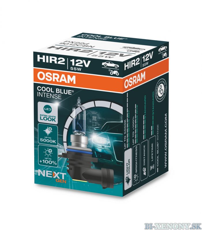 OSRAM CoolBlue Intense HIR2 9012 55W NextGeneration 5000K 1ks