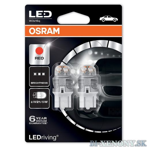 Osram LEDriving Premium 7915R-02B W21/5W Červená