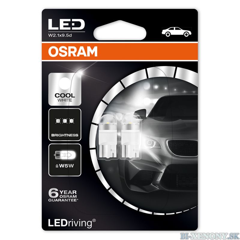 Osram LEDriving Premium W5W 12V 6000K Cool White