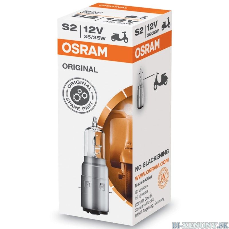 OSRAM ORIGINAL S2 12V 35W-35W Ba20d 1KS