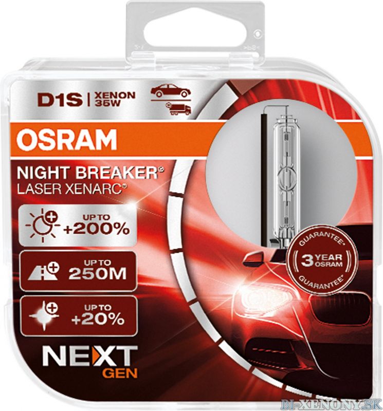 Osram xenonová výbojka D1S XENARC NIGHT BREAKER LASER BOX (next Generation)