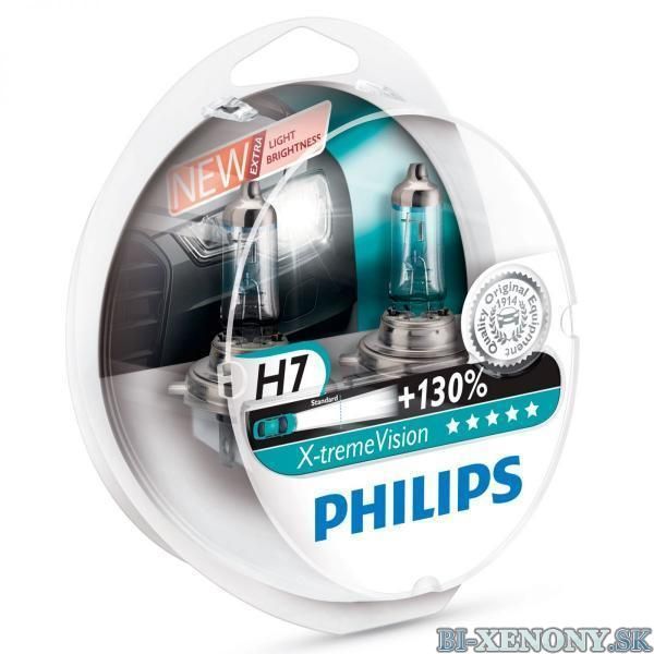 Philips 12V H7 X-treme Vision +130% Box
