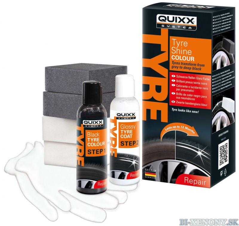 QUIXX Tyre Shine Colour – Farba na pneumatiky