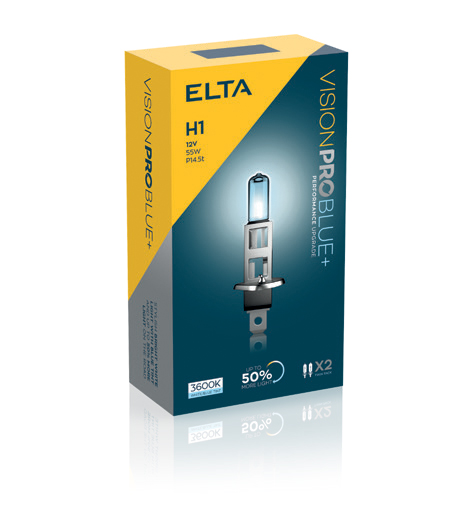 ELTA H1 12V 55W Vision PRO BLUE+ BOX 2ks