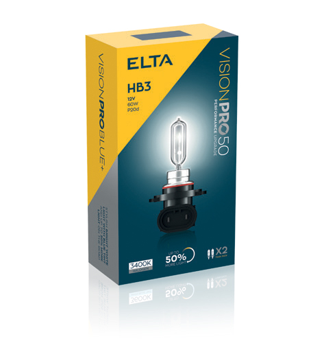 ELTA HB3 12V 60W Vision PRO +50% BOX 2ks