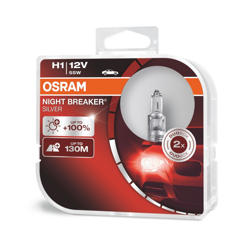 H1 OSRAM Night Breaker Silver +100% BOX 2ks