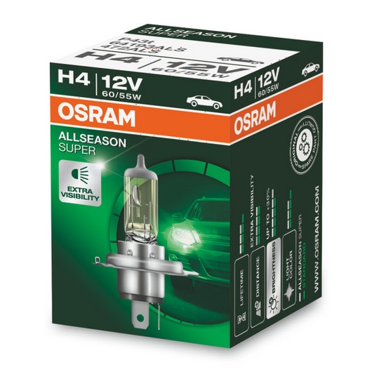 Osram All Season H4 P43t 12V 55W