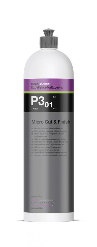 Koch Chemie Micro Cut & Finish P3.01 - Mikro-brúsna antihologramová pasta s obsahom karnaubského vosku 1L