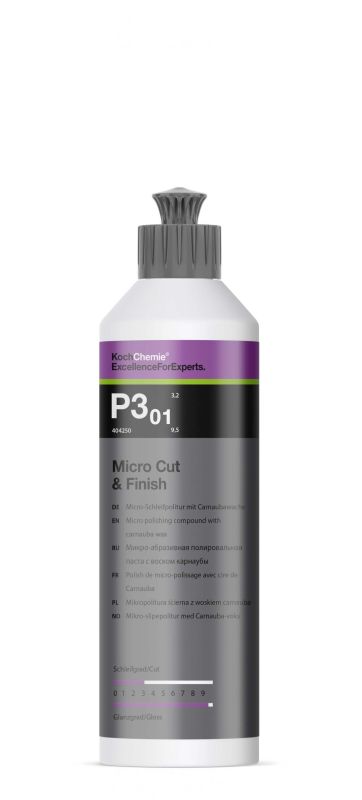 Koch Chemie Micro Cut & Finish P3.01 - Mikro-brúsna antihologramová pasta s obsahom karnaubského vosku 250ml