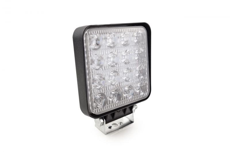 LED pracovné svetlo 16LED 110x110 48W FLAT 9-36V AWL10