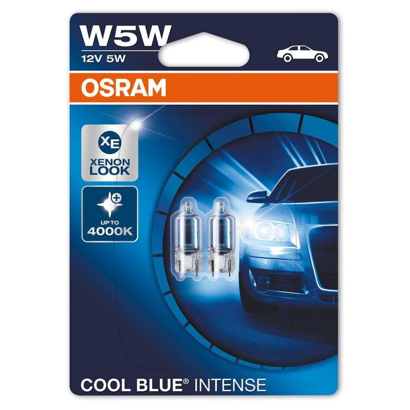 Osram Cool Blue Intense W5W W2,1x9,5d 12V 5W (2ks) 