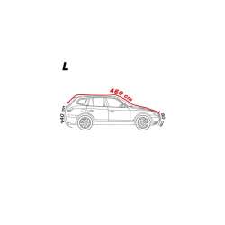 4CARS Autoplachta proti krupobitiu - bavlnená podšívka - SUV L