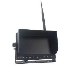TFT7HDW Monitor 7&quot; bezdrôtový set, 4ch 4split 12/24V