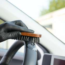 COLOURLOCK Leather cleaning Brush Brown - Kefa na kožu