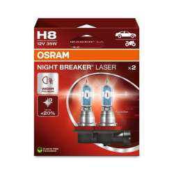 H8 OSRAM  Night Breaker Laser +150% BOX 2ks