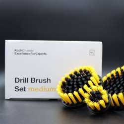 Koch Chemie Drill Brush Set medium - Set 3ks Jemných kefiek do AKU vŕtačky