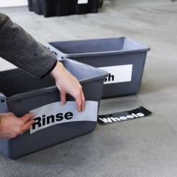 Koch Chemie nálepky na označenie vedier na umývanie ; 3ks v balení