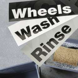 Koch Chemie nálepky na označenie vedier na umývanie ; 3ks v balení