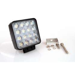 LED pracovné svetlo 16x LED AWL05 EMC 108x108 48W FLAT 9-60V