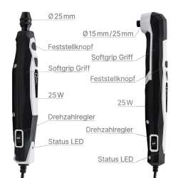 Mini AKU SET leštička Liquid Elements A800