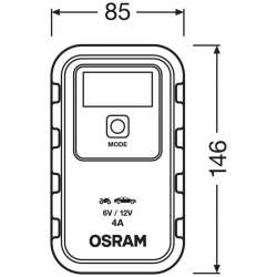 Nabíjačka batérií OSRAM OEBCS904 4-ampérová