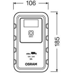 Nabíjačka batérií OSRAM OEBCS908 8-ampérová
