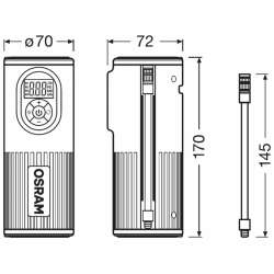 Osram kompresor digitálny TYREinflate OTIR2000