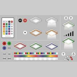 Osram LED COLOR WHITE RD 200mm 19W OSRAM