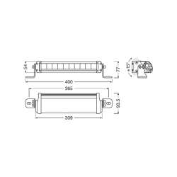 Osram LEDriving Ligthbar FX250-CB LEDDL103-CB 12/24V 35W