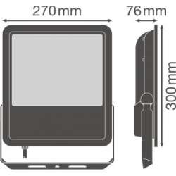 Osram Ledvance FLOODLIGHT 135 W 3000 K IP65 BK