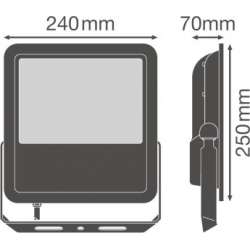 Osram Ledvance FLOODLIGHT 70 W 3000 K IP65 BK