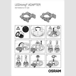 OSRAM montážny adaptér 64210DA02 pre NIGHT BREAKER LED H7-LED Focus 2ks