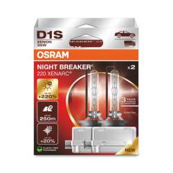 Osram xenonová výbojka D1S XENARC NIGHT BREAKER LASER +200% BOX