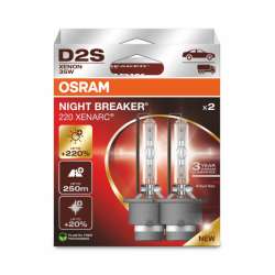 Osram Ксенонова лампа D2S 66240XN2-2HB NIGHT BREAKER LASER +220% BOX