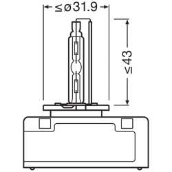 Osram xenónová výbojka D5S XENARC ORIGINAL