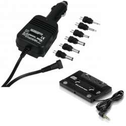 Sieťová nabíjačka adaptér z 12V na 1,5-12V 800 mA + 6 adaptérov + kazetový adaptér